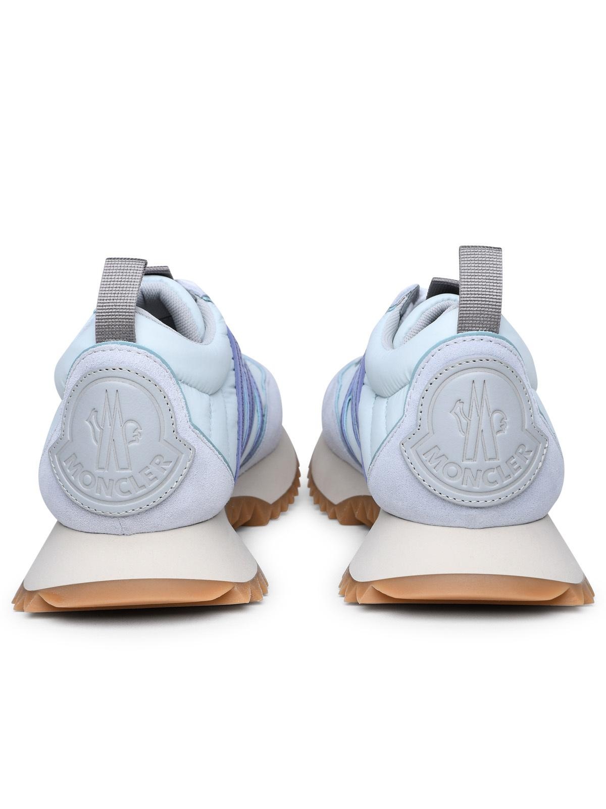 Moncler Woman Moncler 'Pacey' Sneakers In Light Blue Polyamide - 4