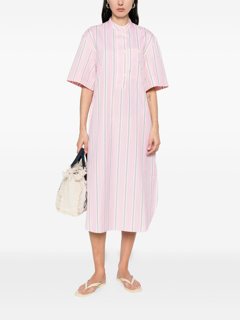 soeur Ilya striped pocket midi shirt dress outlook
