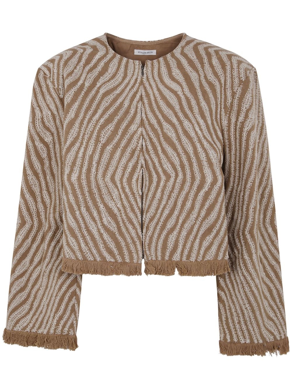 zebra-print jacket - 1
