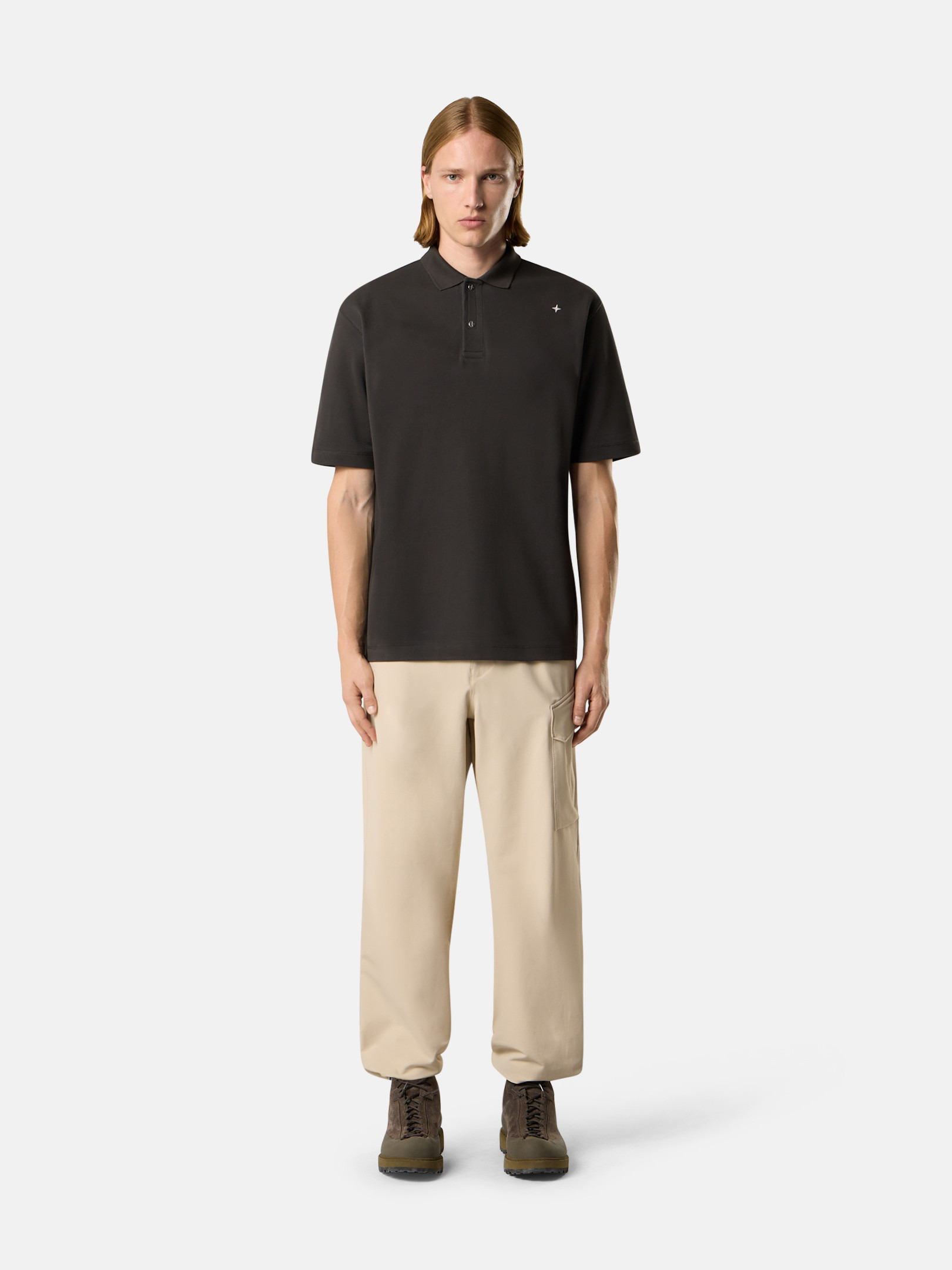 2200010 50/2 ORGANIC COTTON PIQUÉ_STONE ISLAND STELLINA - 2