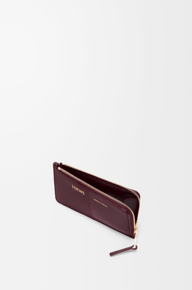 Loewe Coin cardholder in smooth and grained calfskin outlook