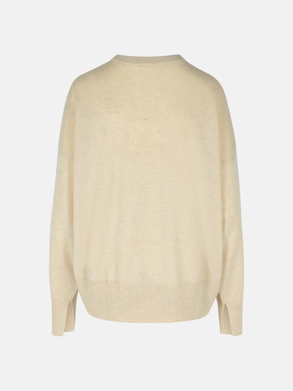 'ANAA' BEIGE CASHMERE SWEATER - 3