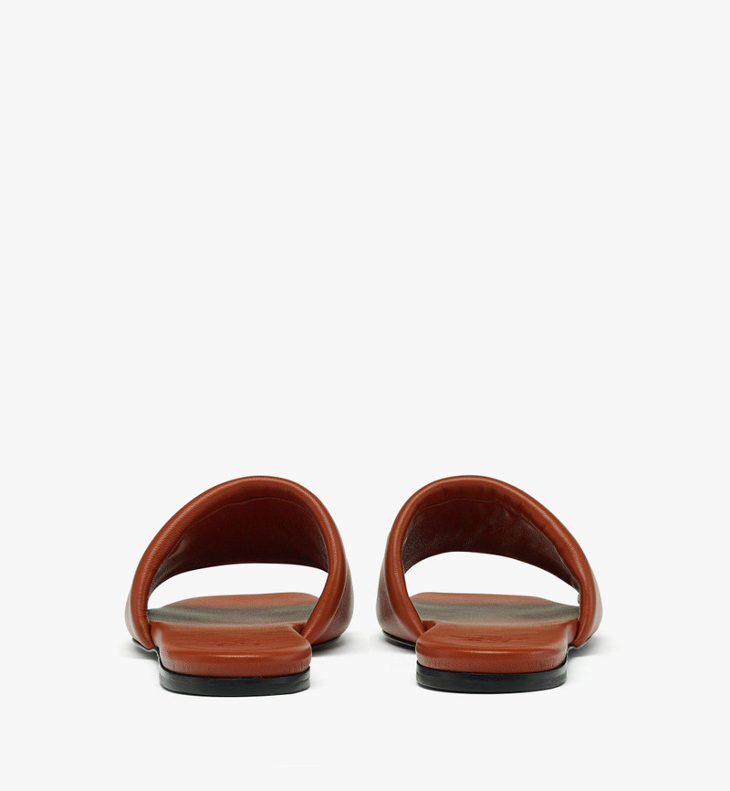 Laurel Flat Sandals in Lamb Leather 3