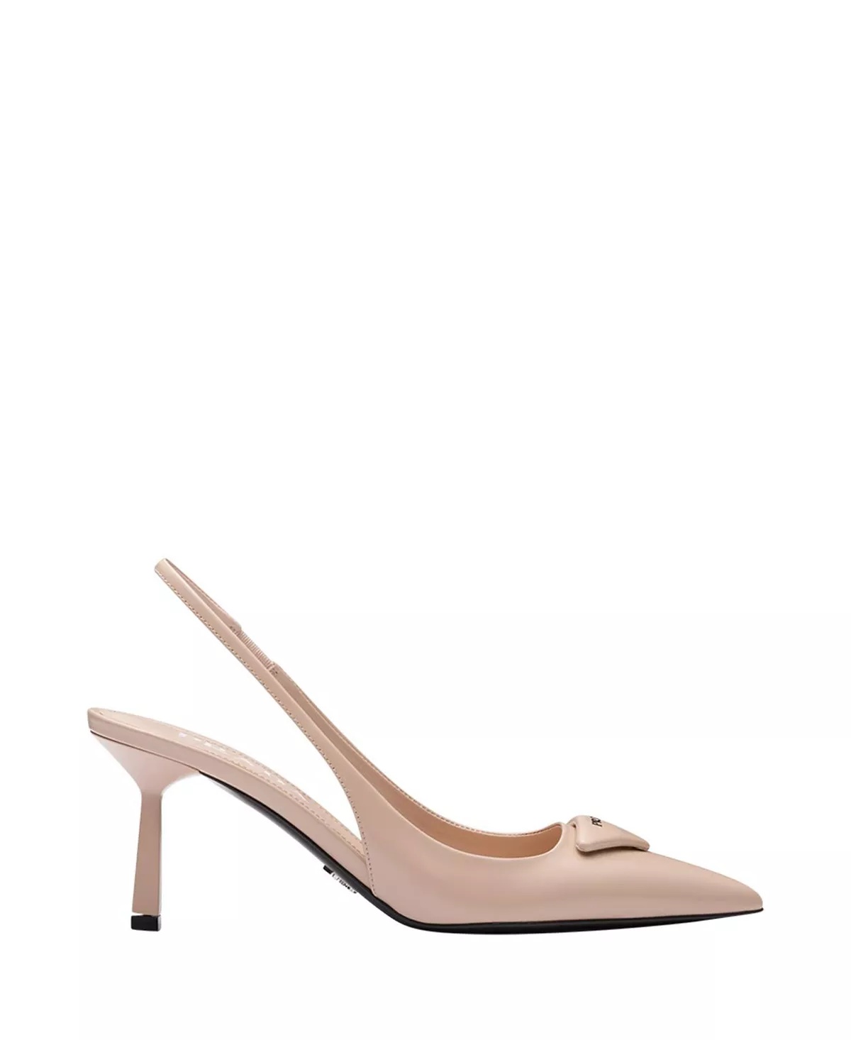 Women's Brushed Leather Slingback Pumps - 2
