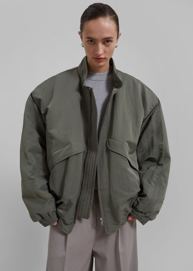 Seth Oversized Jacket - Khaki 6