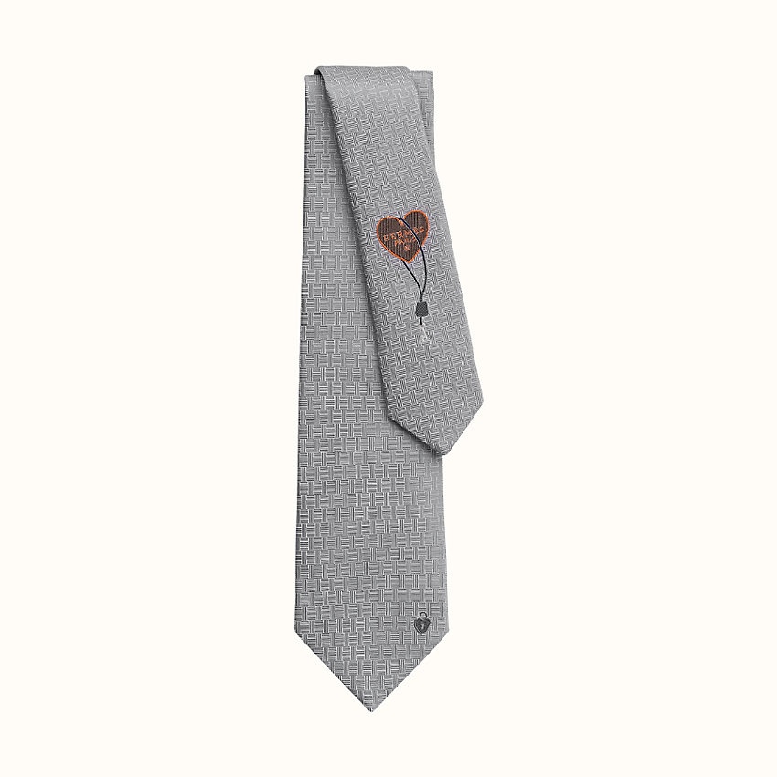 Hermès Tie 7 La Clef du Bonheur tie | REVERSIBLE