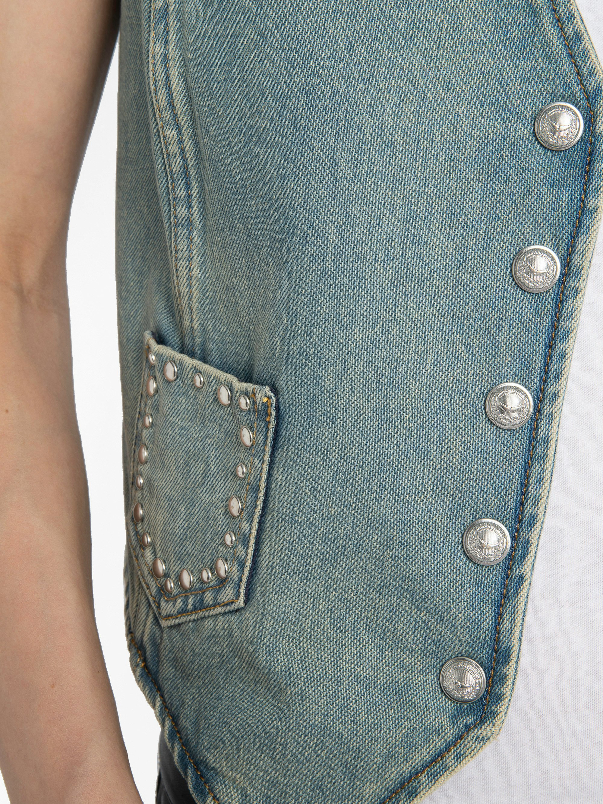 Gillier Denim Vest - 9