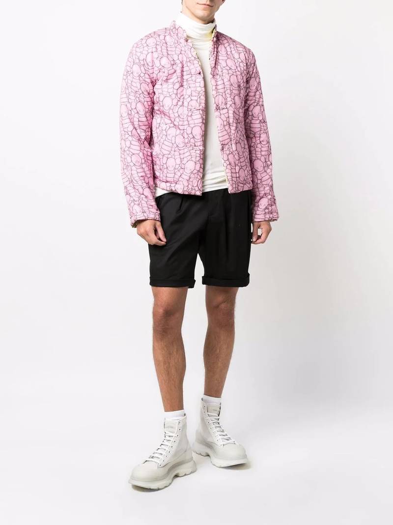Comme des Garçons SHIRT x KAWS reversible padded jacket outlook