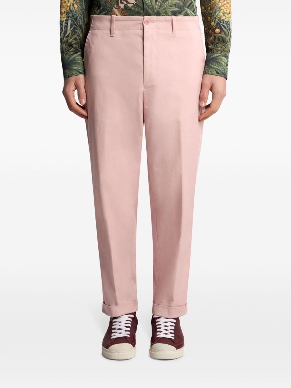 cotton chino trousers - 3