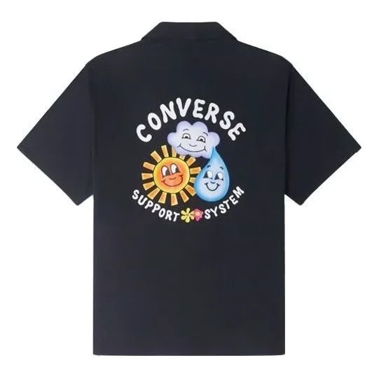 Converse Skate Woven Shirt 'Black Multi' 10024751-A04 - 1