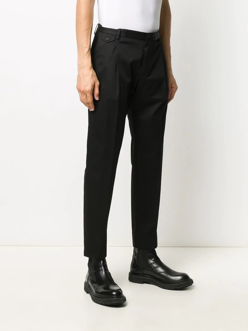 cropped tapered trousers - 3