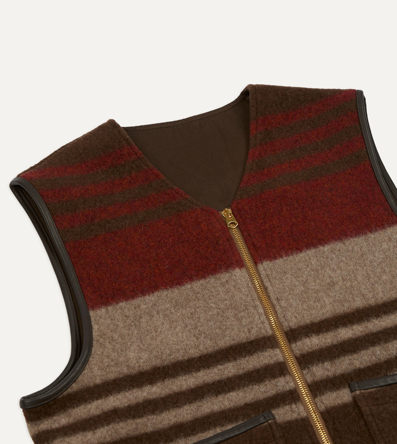 Wool Blanket Zip Vest 3