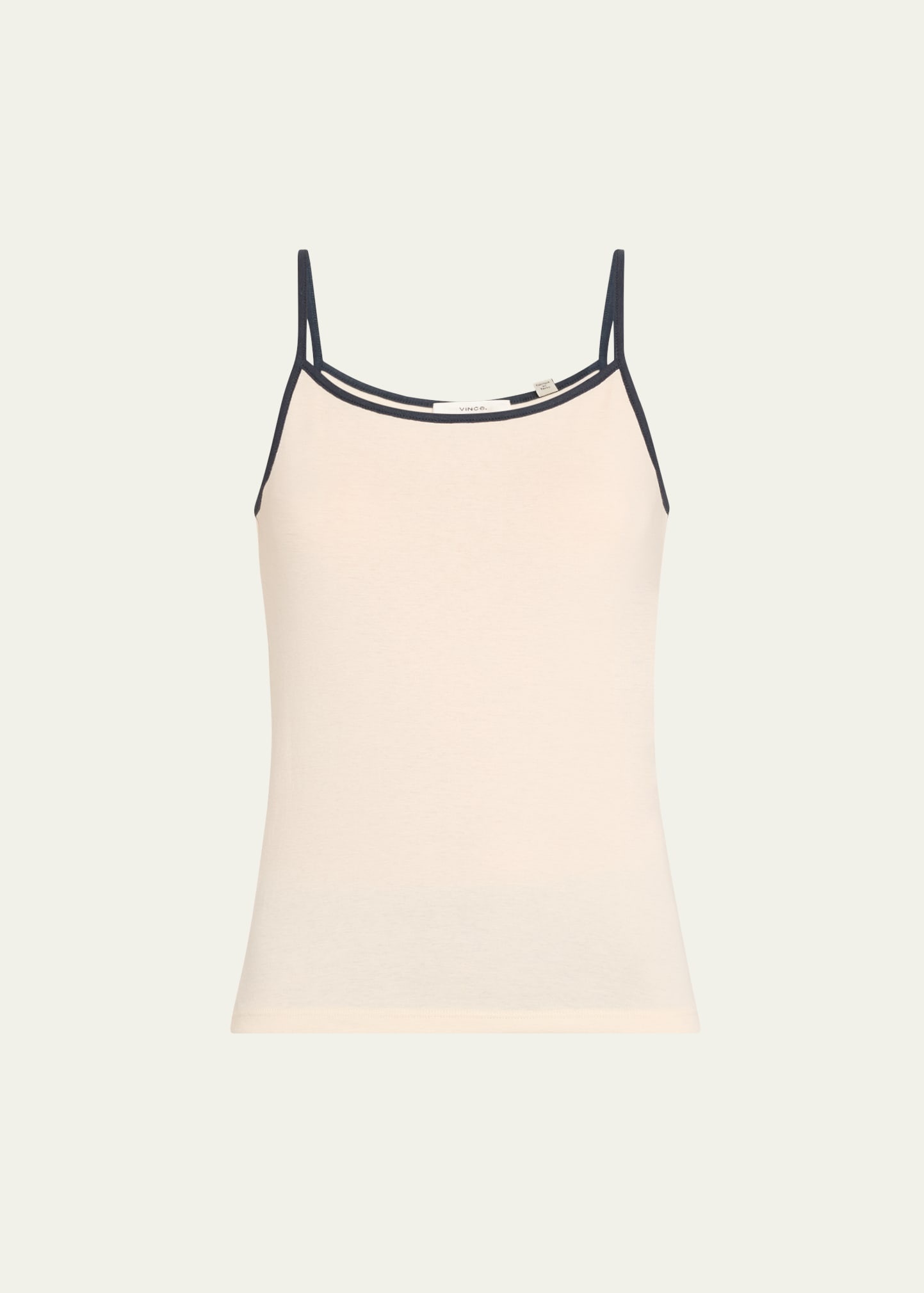 Tipped Pima Cotton Cami - 1