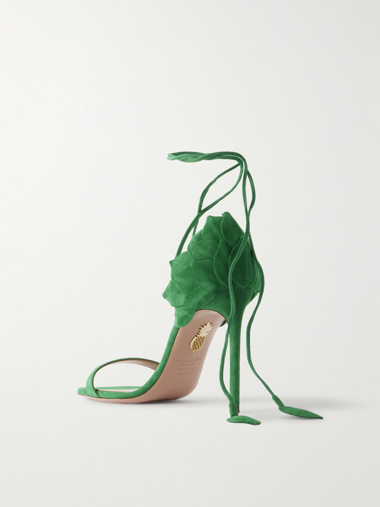Hibiscus 105 Lace-up Suede Sandals - 3