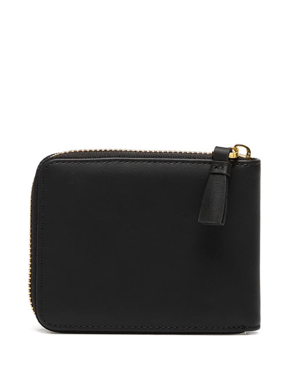 Cursive zip-around leather wallet - 2