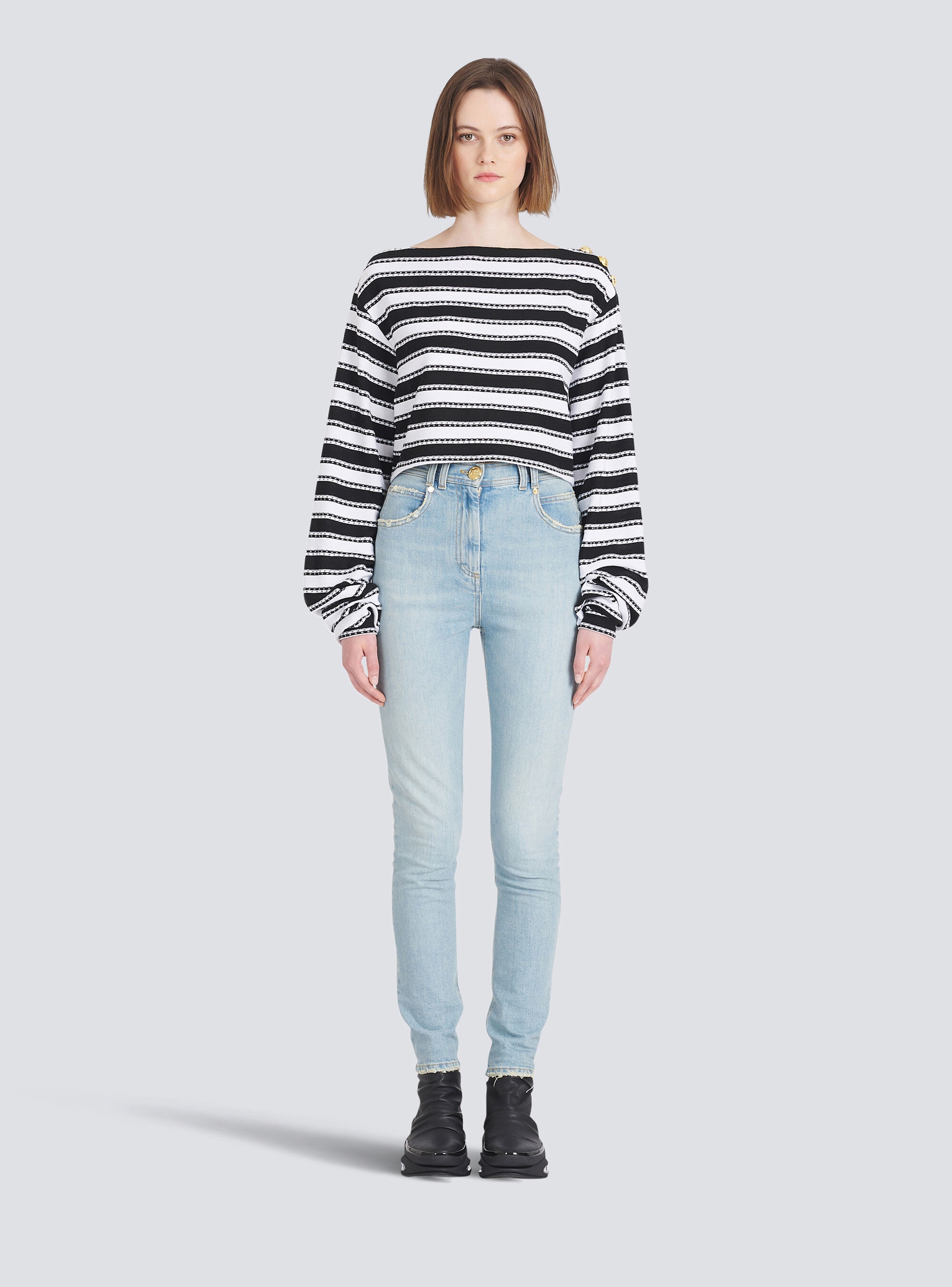 Skinny cut eco-designed jeans - 3