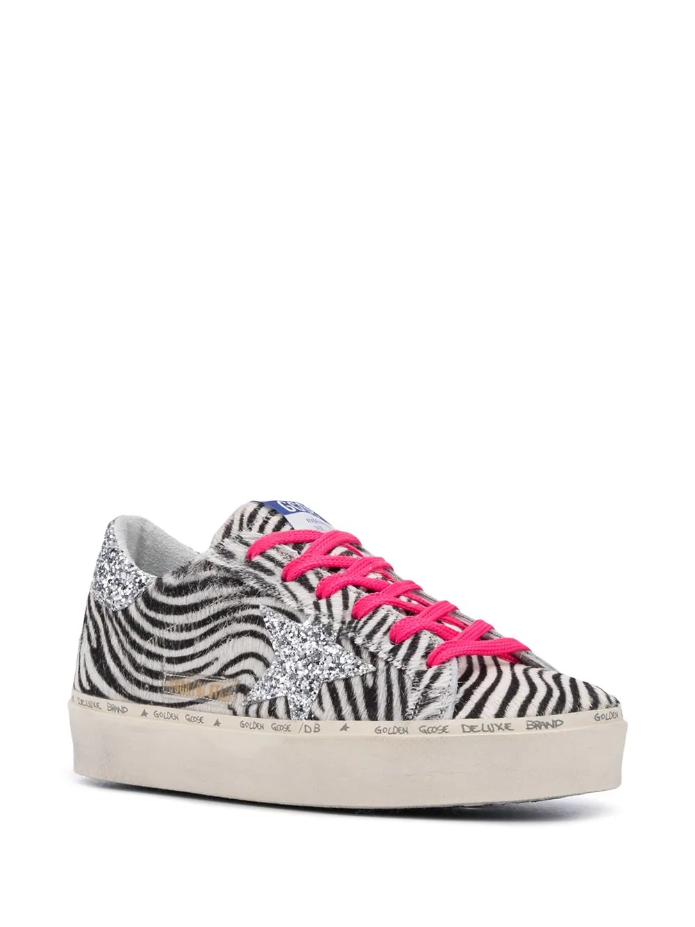 zebra print Superstar sneakers - 2