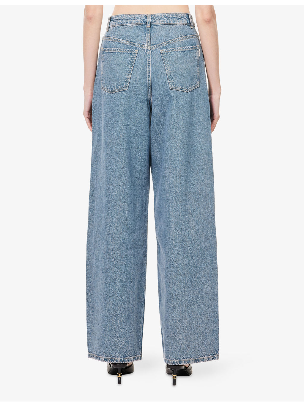 Berina Wide-Leg Denim Jeans - 4