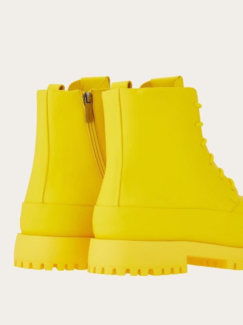 COMBAT BOOTS WITH ROUNDED TOE 2