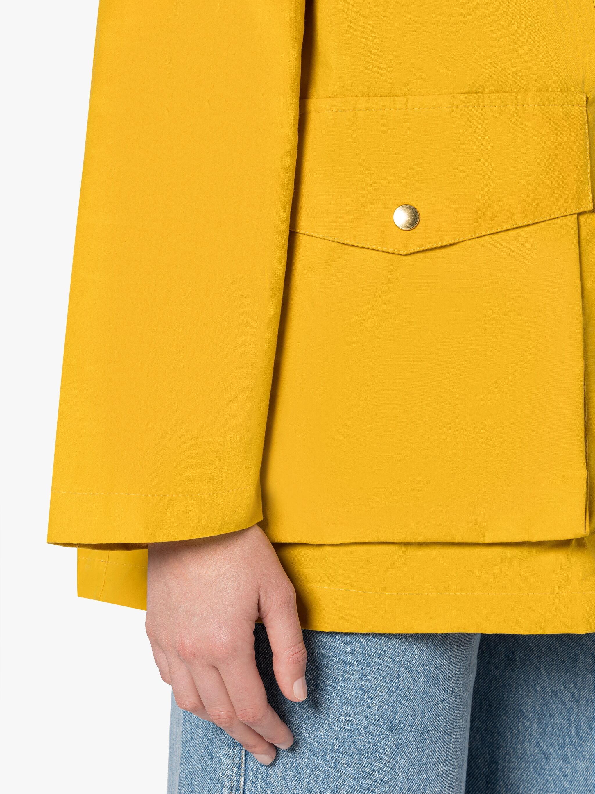 BLAIR YELLOW WAXED COTTON FIELD JACKET - 6