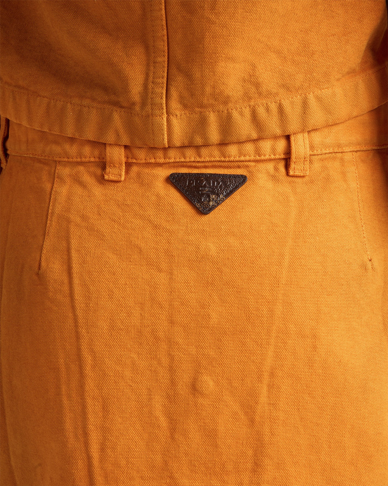 Canvas miniskirt 6