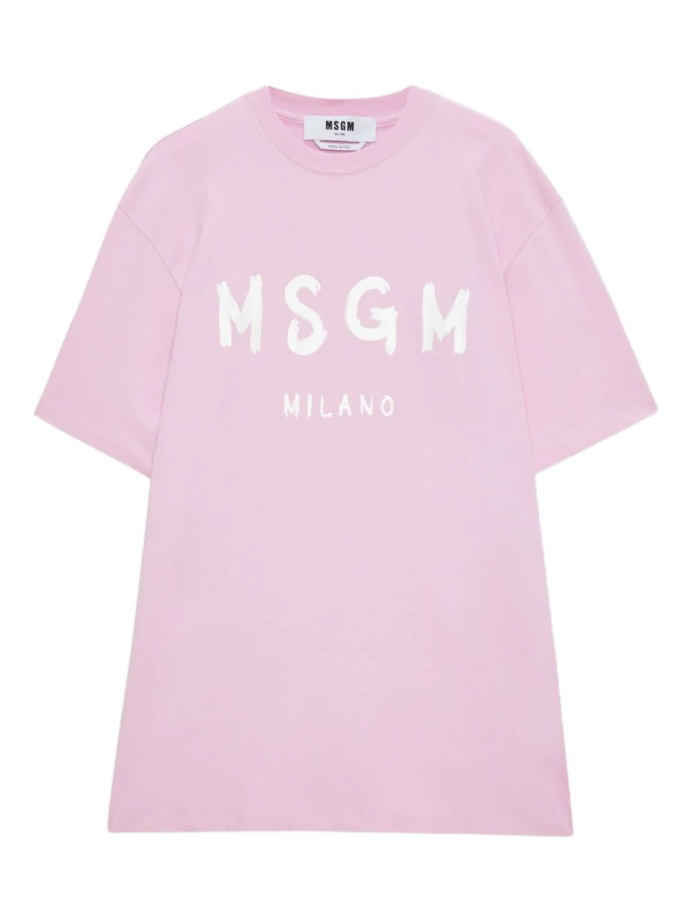 logo-print dress - 1