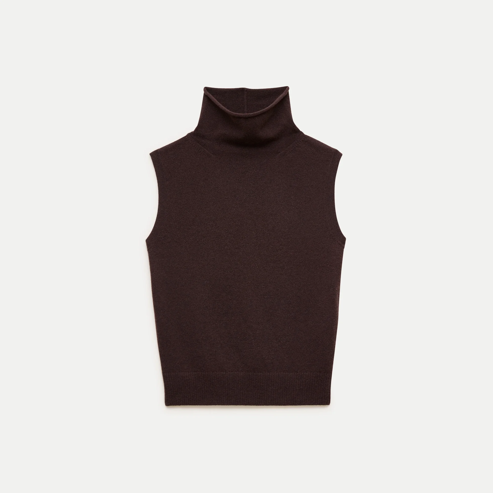 Cashmere turtleneck sweater shell - 1