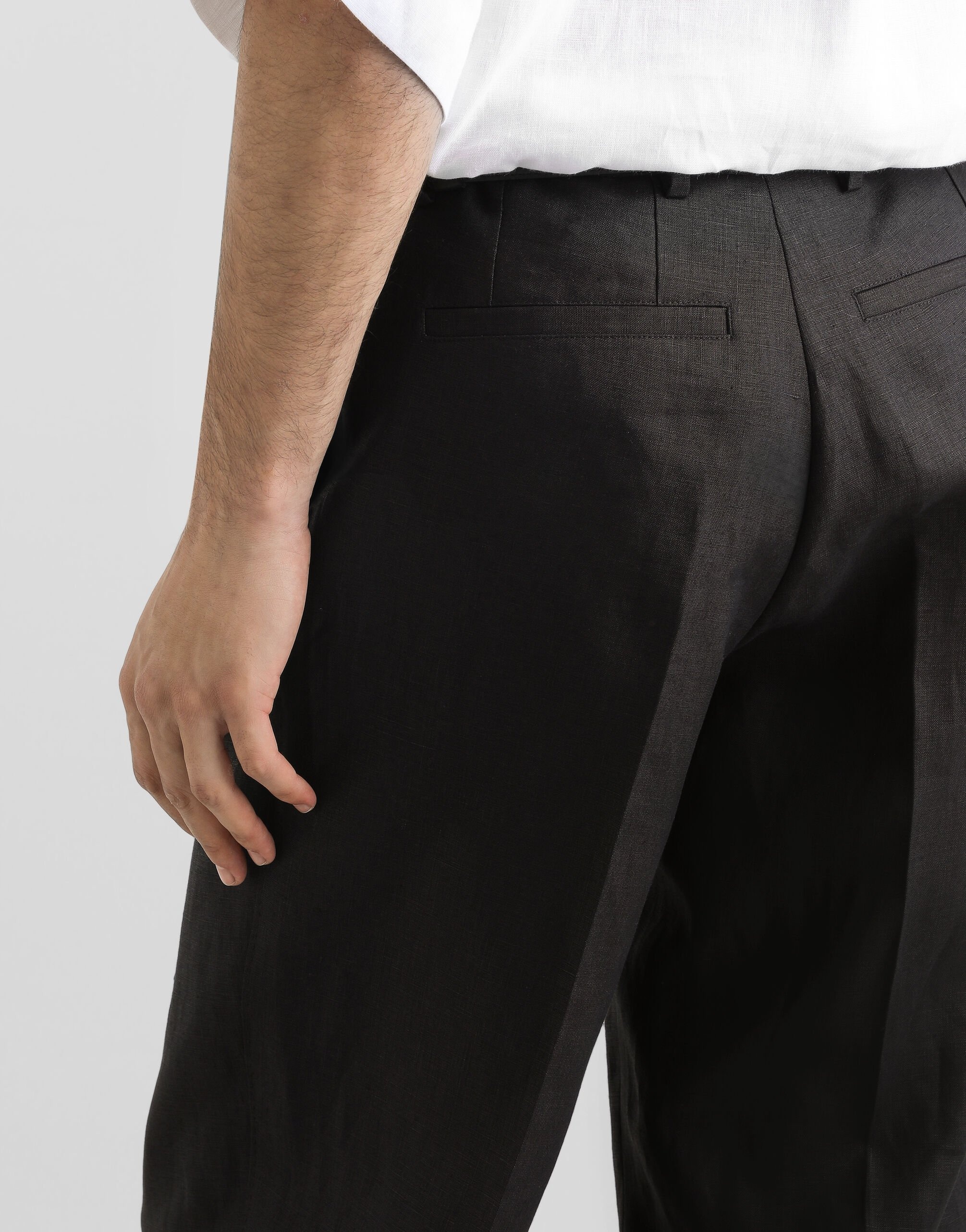 Linen fabric pants - 5