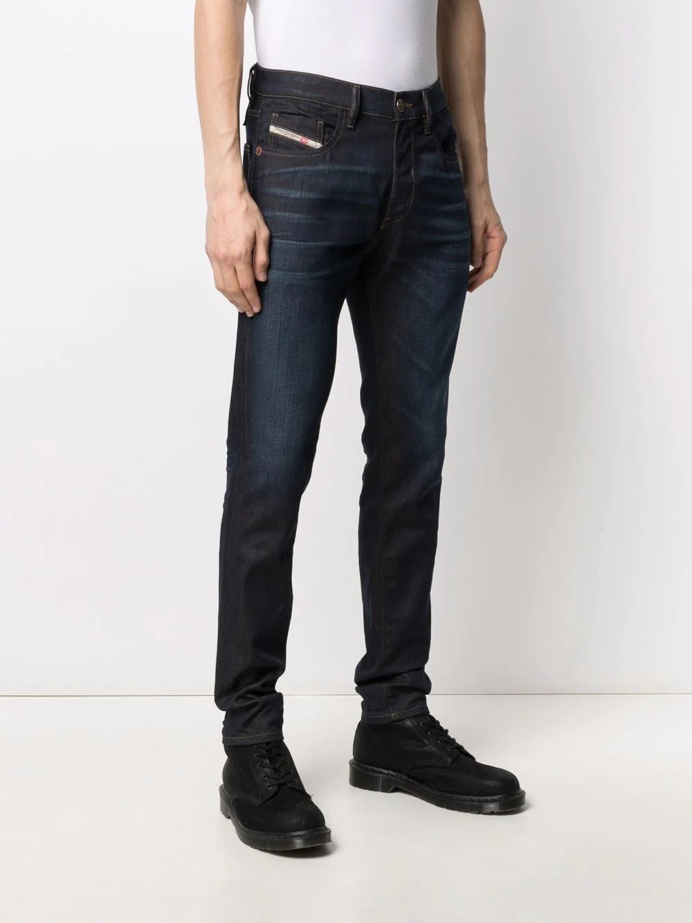 slim-cut D-Strukt jeans - 3