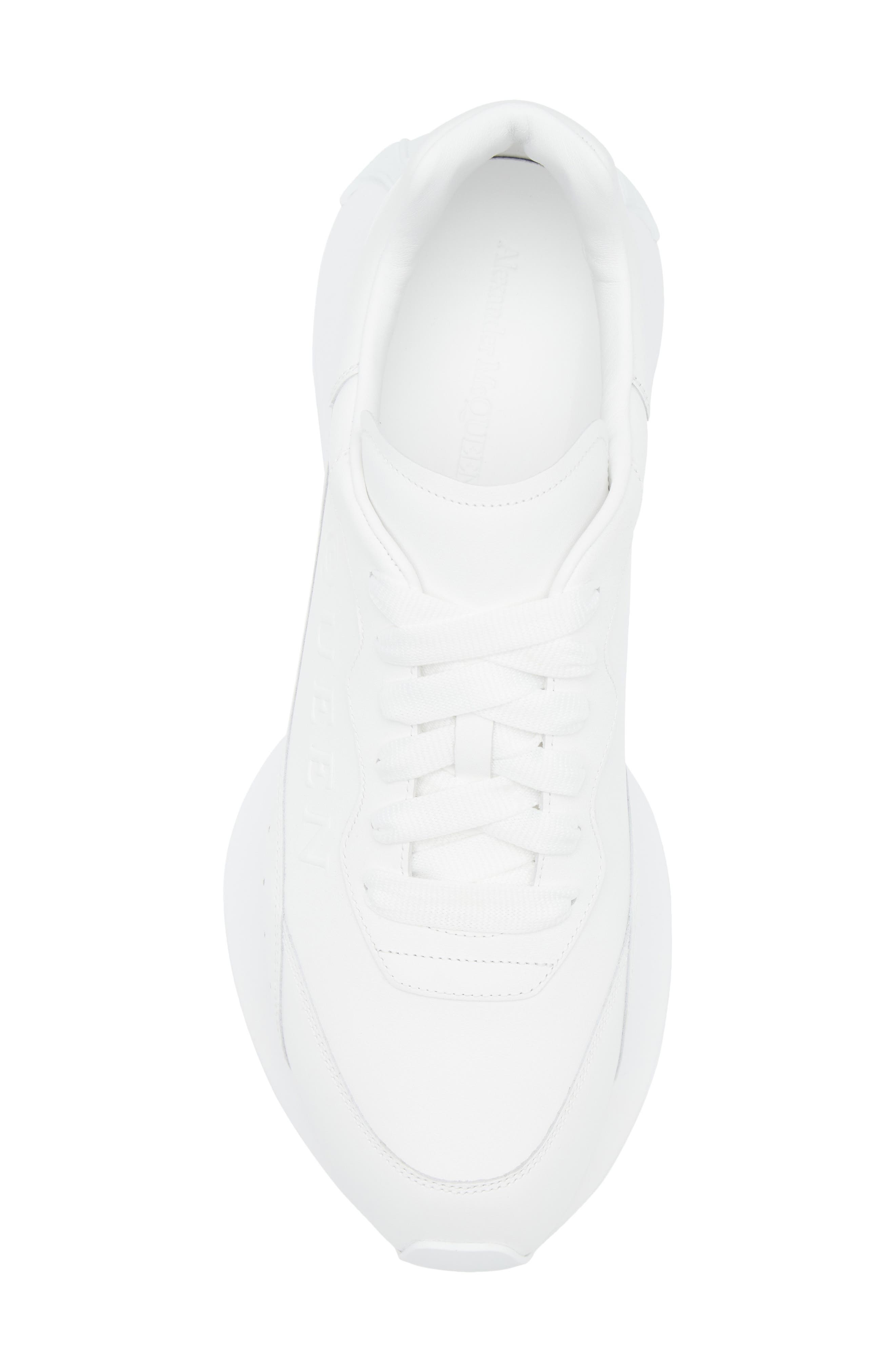 McQueen Sprint Runner Sneaker in White/White at Nordstrom - 5