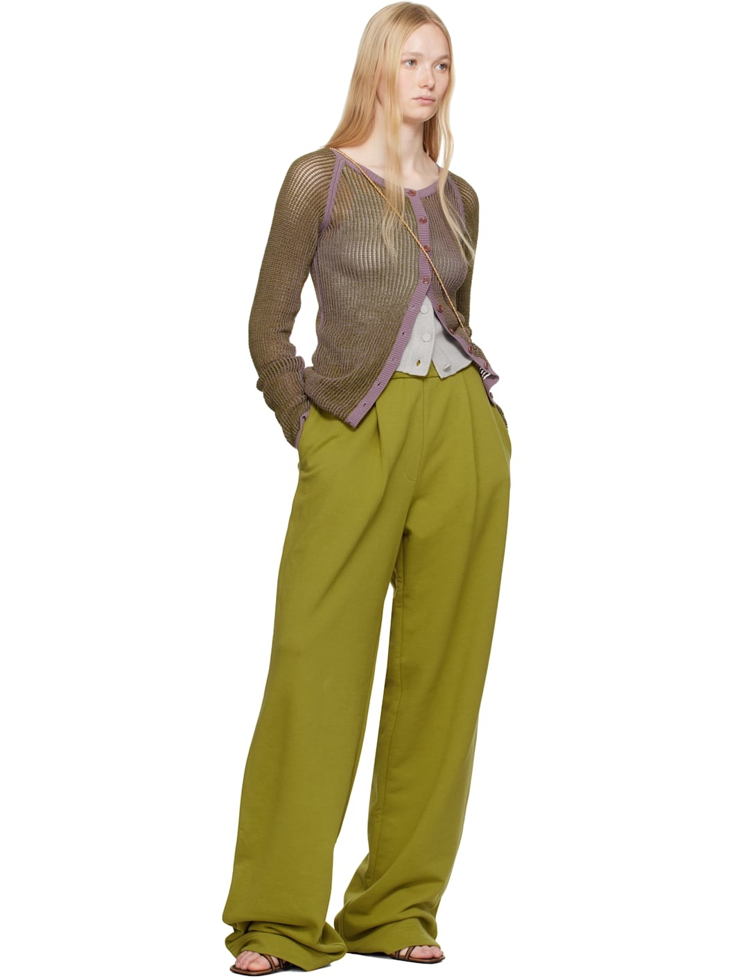 Green Straight Sweatpants - 4
