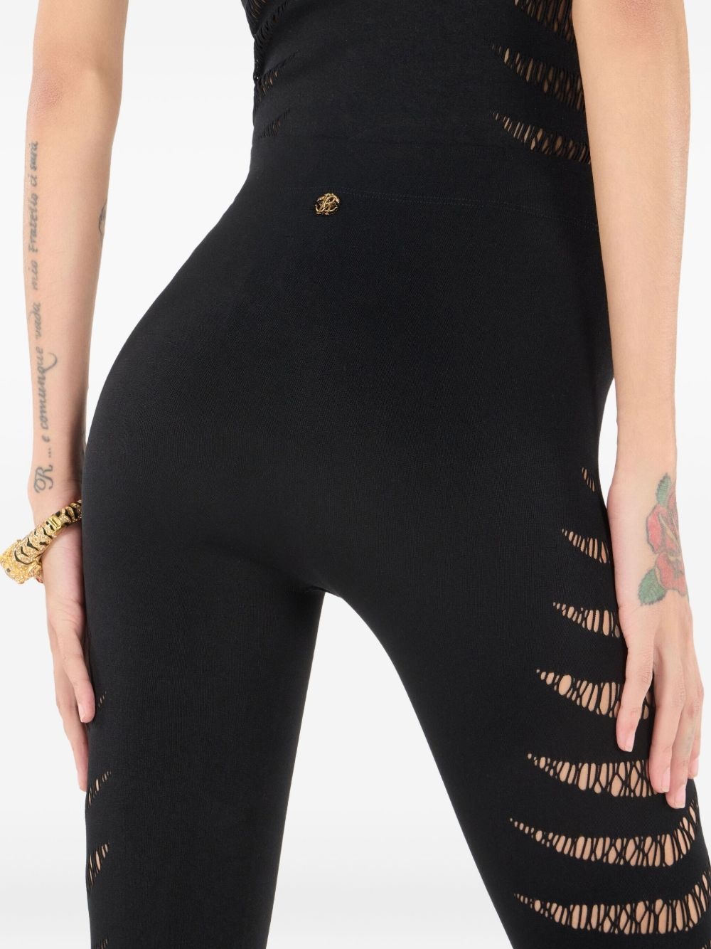 python-patterned leggings - 6
