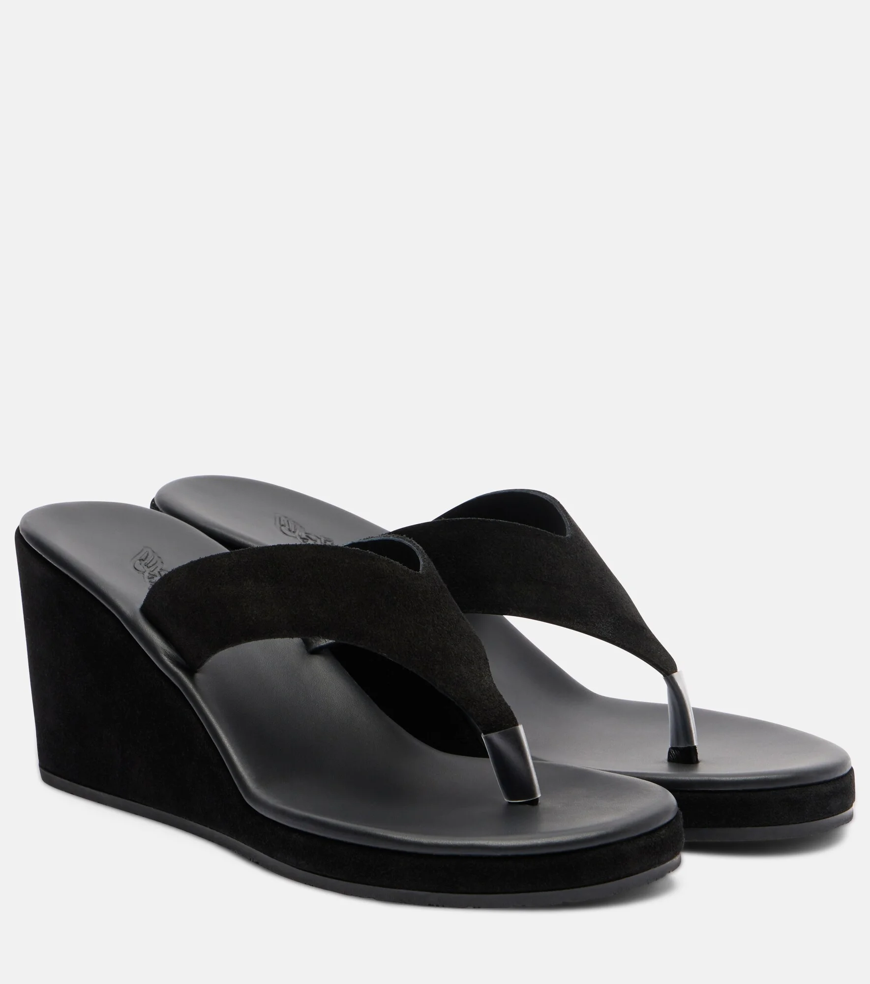 Charys suede wedge thong sandals - 1