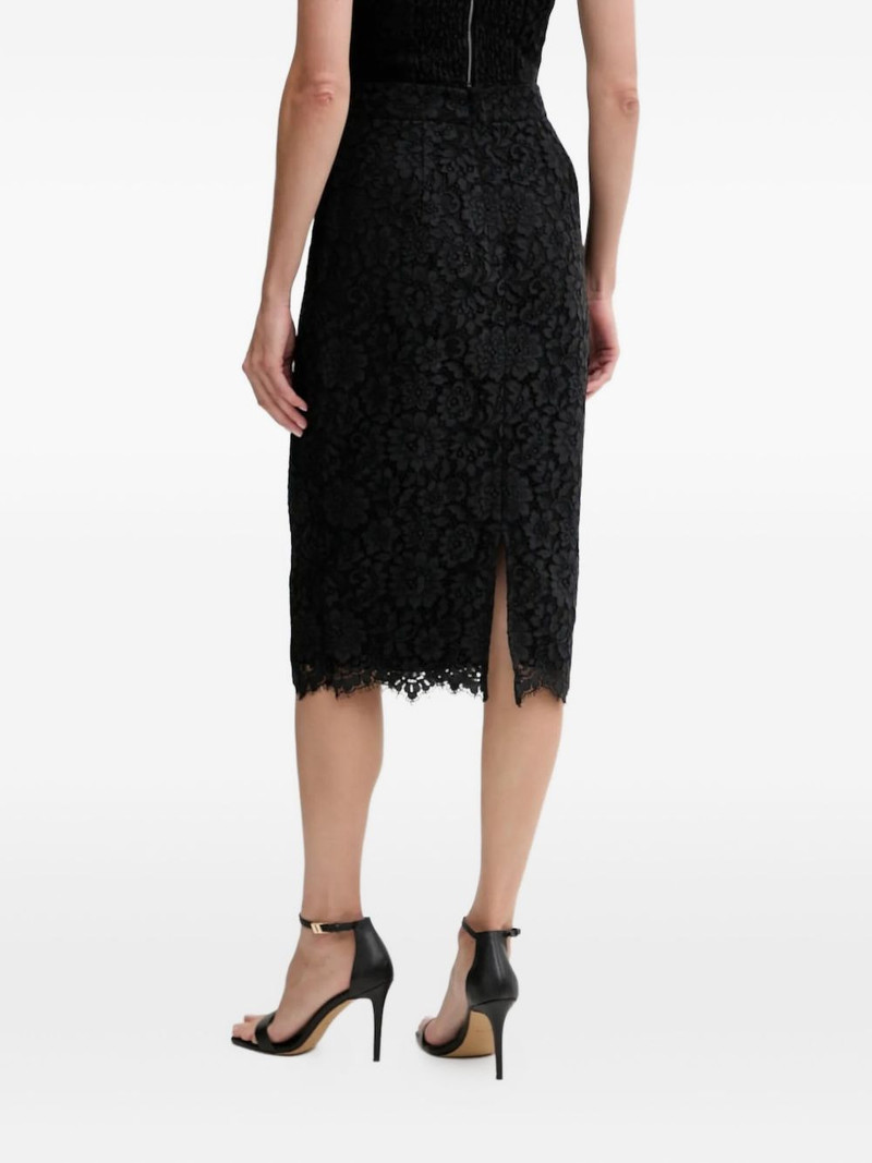 GUESS USA lace-floral midi skirt outlook