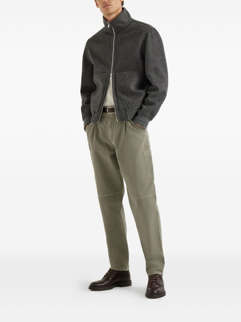 pleated pocket trousers - 2