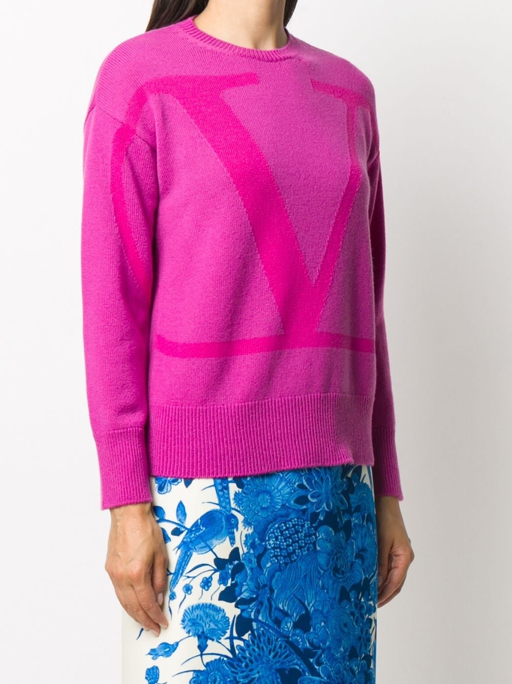 VLOGO cashmere jumper - 3