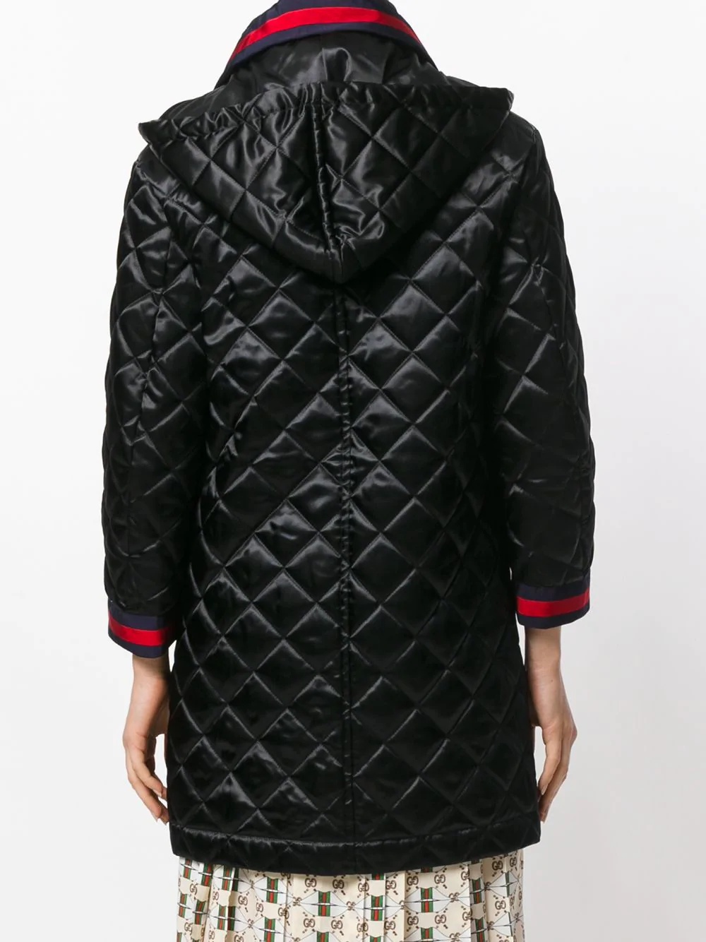 quilted hooded coat - 4