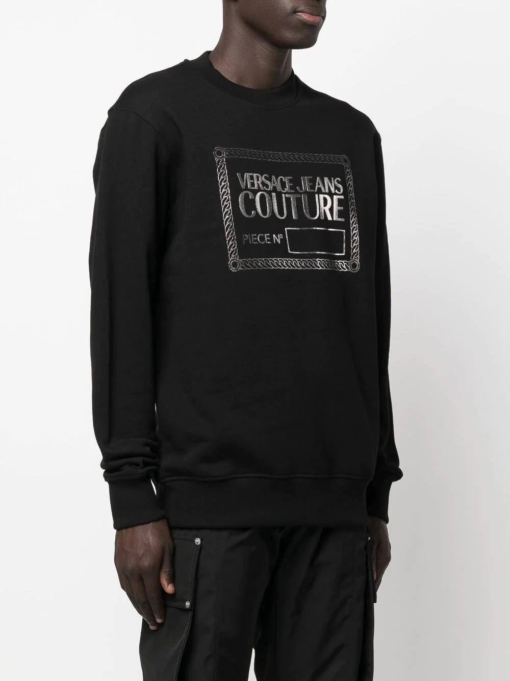 logo crew-neck sweatshirt - 3