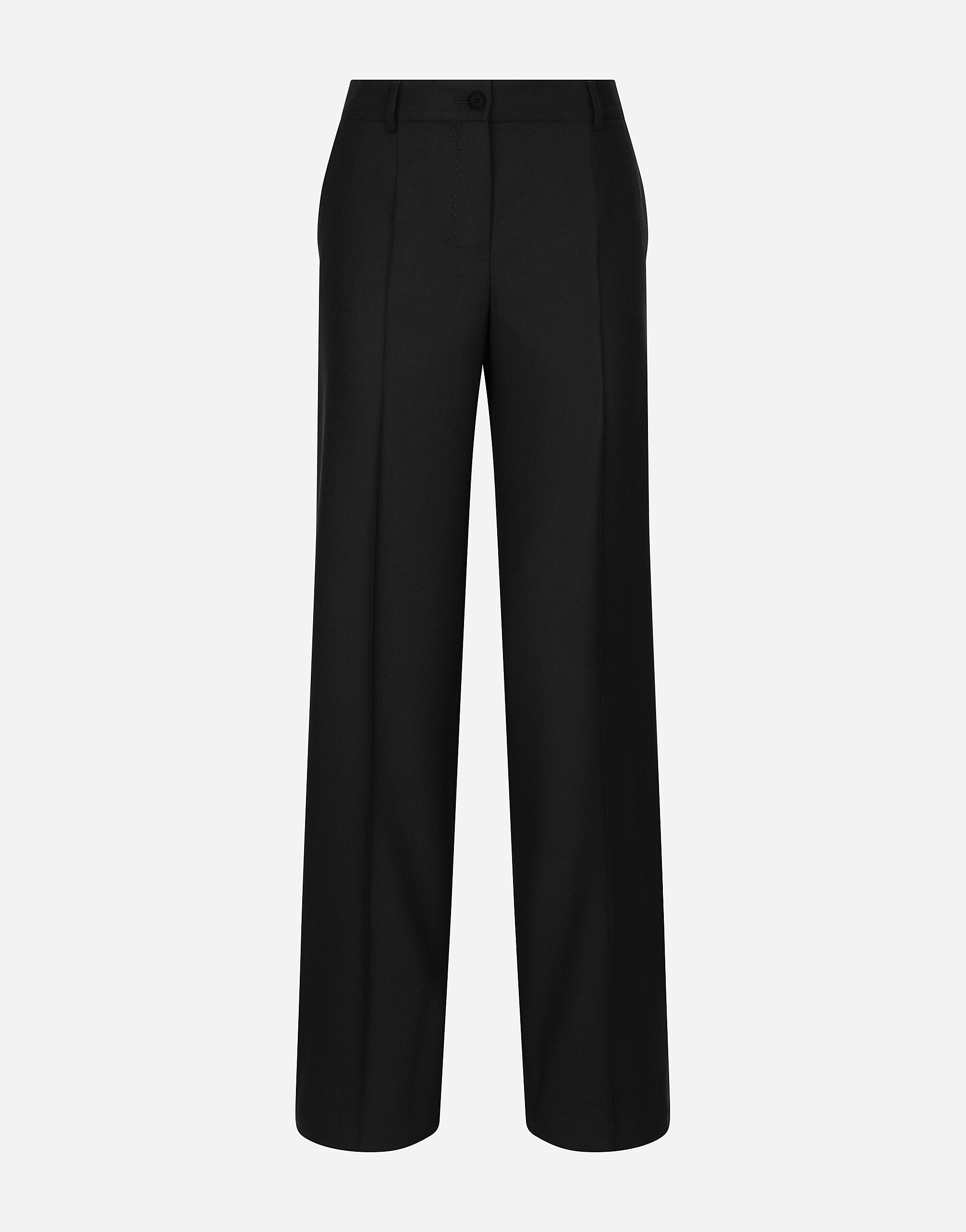 Flared wool pants - 1