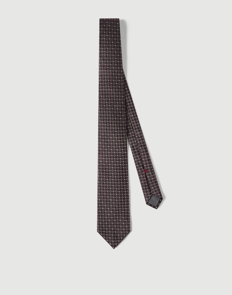 Silk jacquard tie 1