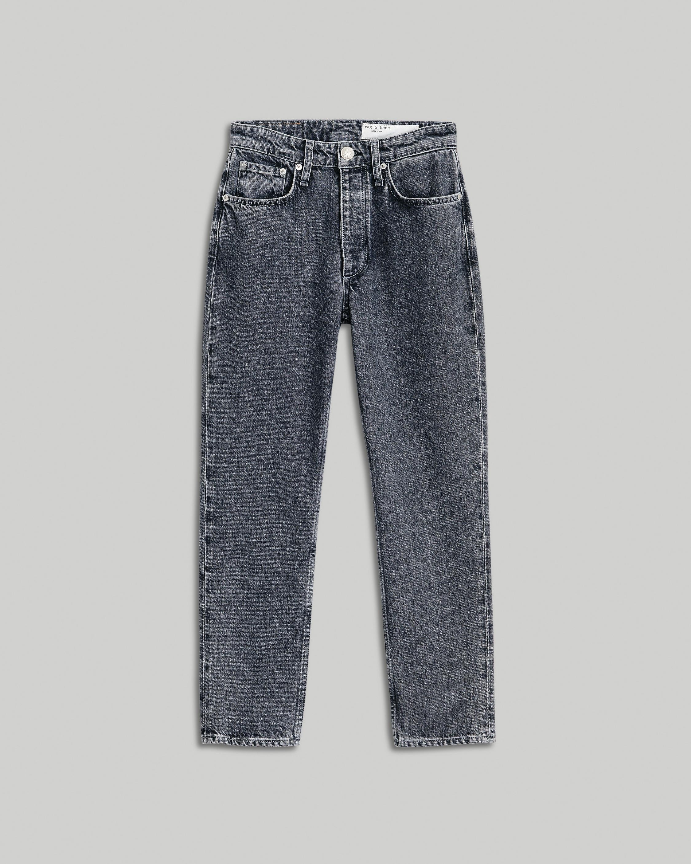 Nina High-Rise Cigarette - Colby
Slim Fit Ankle Light Grey Jean - 1