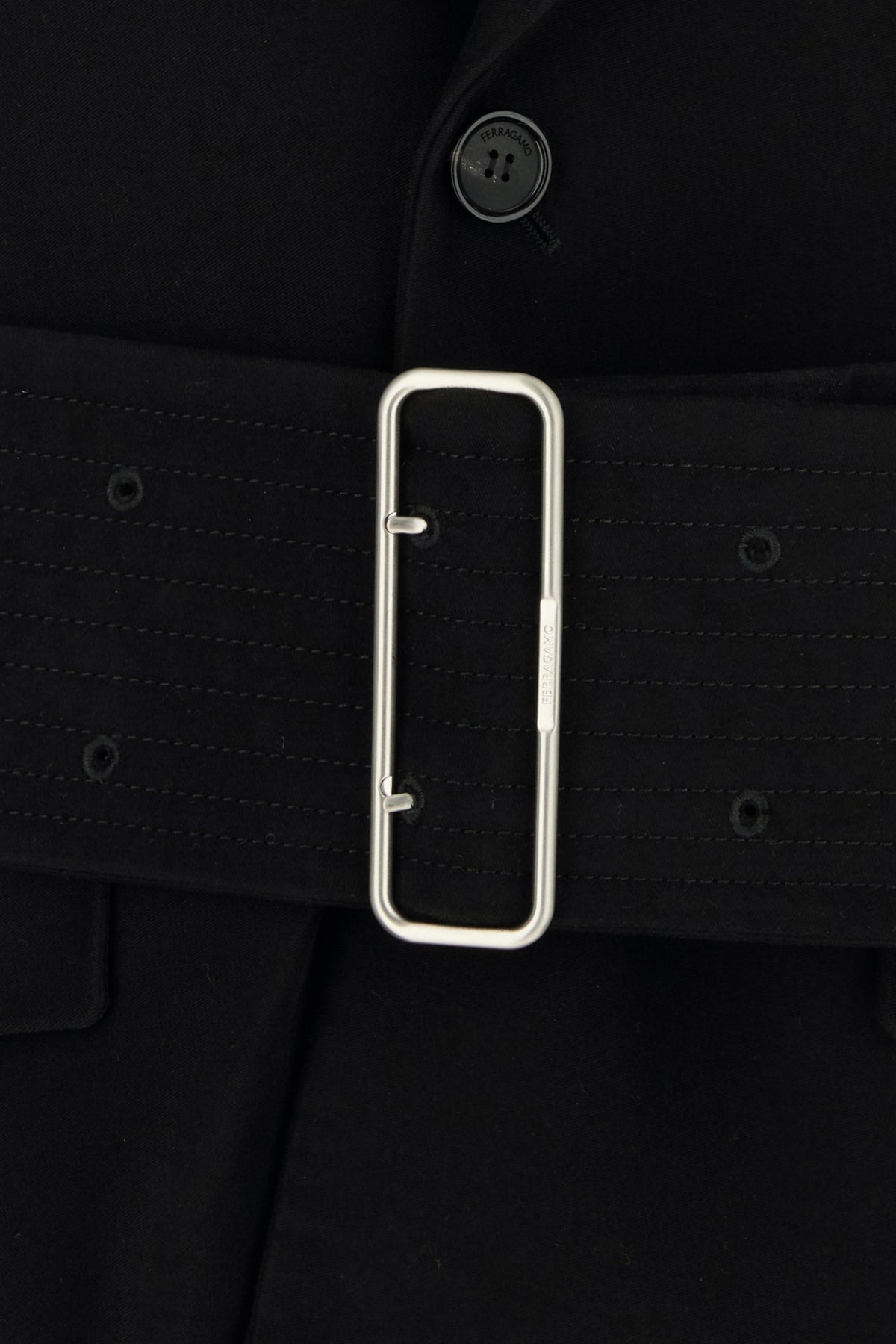 Black cotton blazer - 3