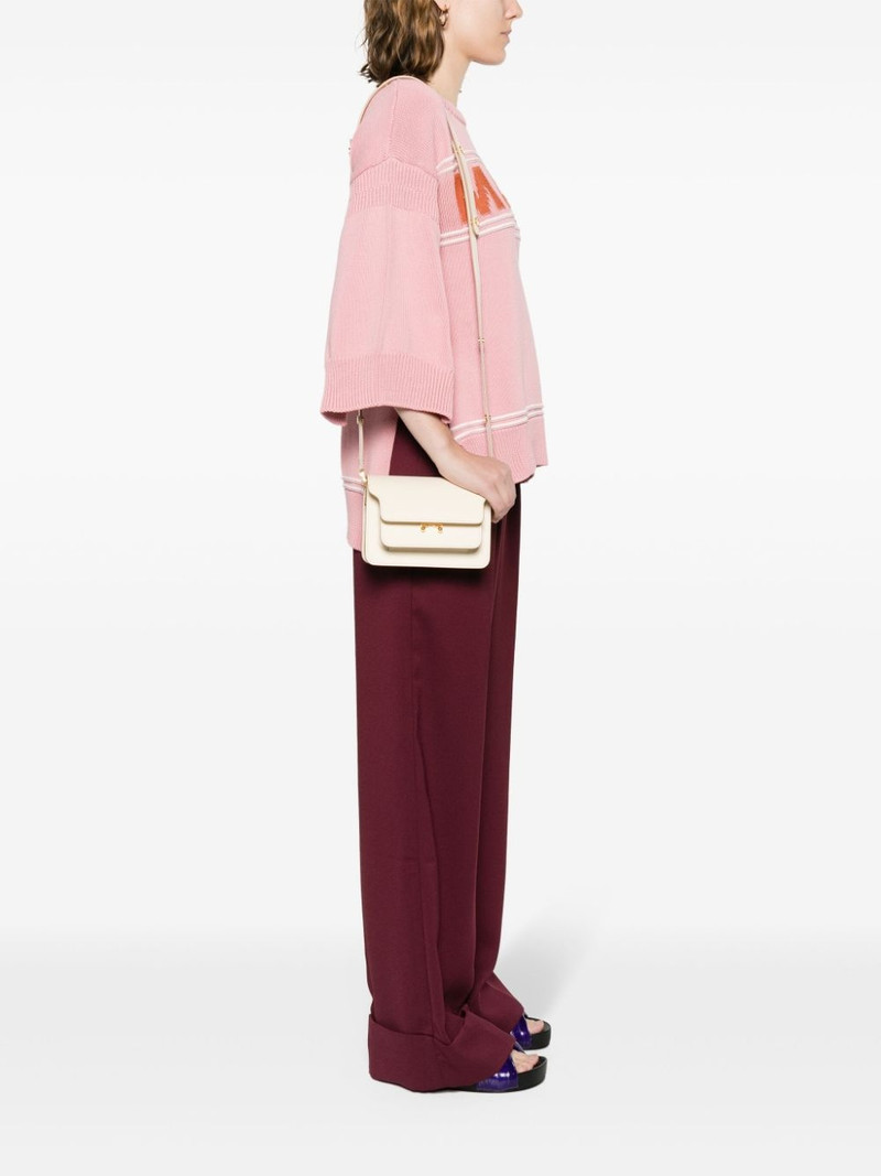 Marni Trunk leather cross body bag outlook