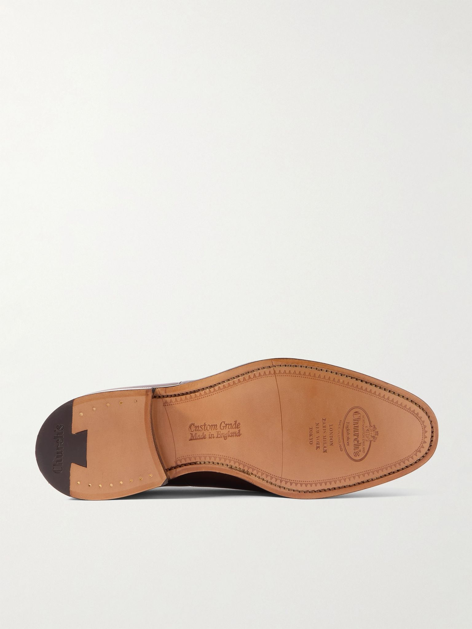 Consul Leather Oxford Shoes Dark brown - 3