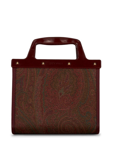 Etro paisley-print embroidered tote outlook