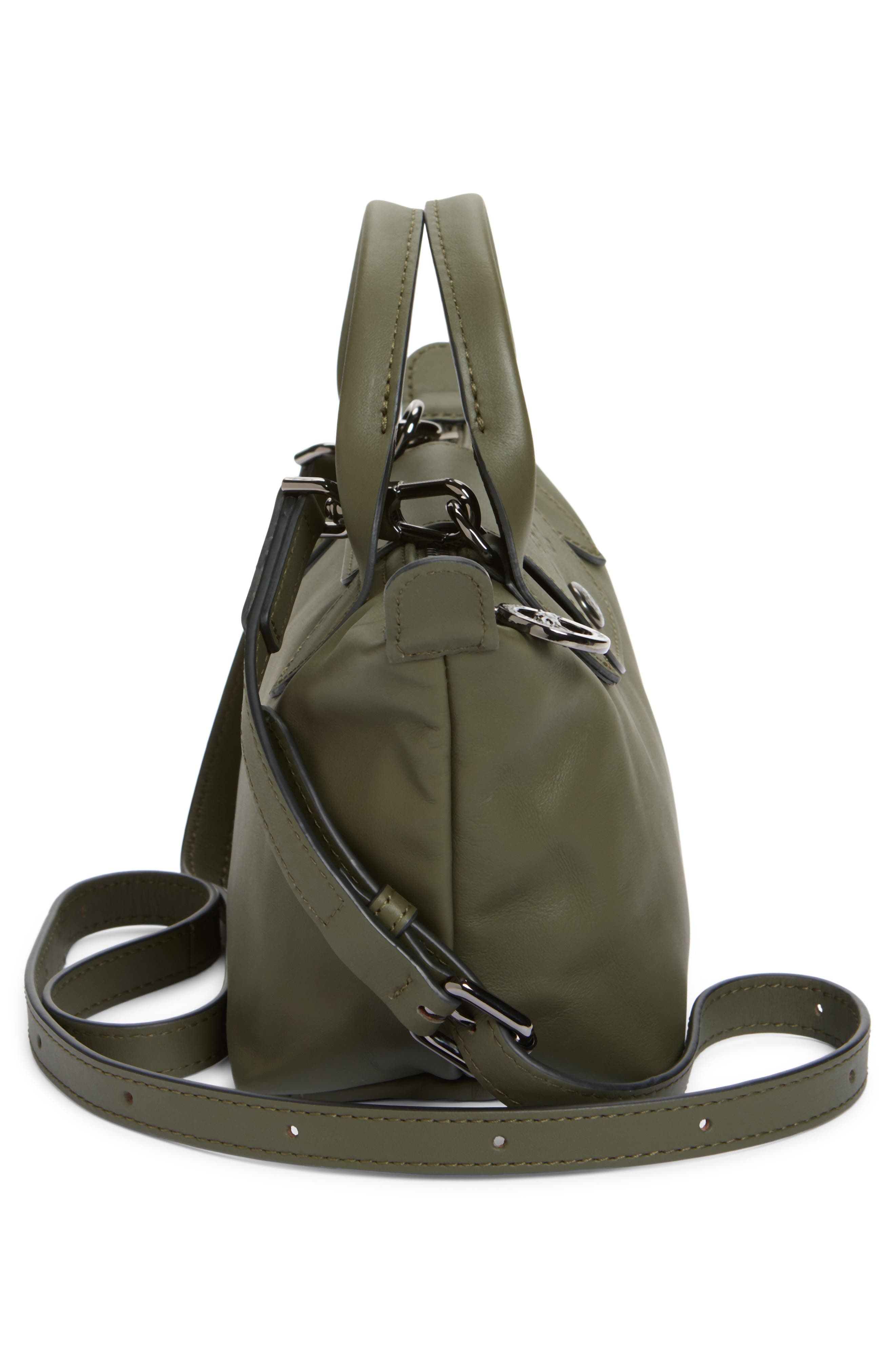 Longchamp Extra Small Le Pliage Xtra Leather Top Handle Bag in Fir at Nordstrom - 4