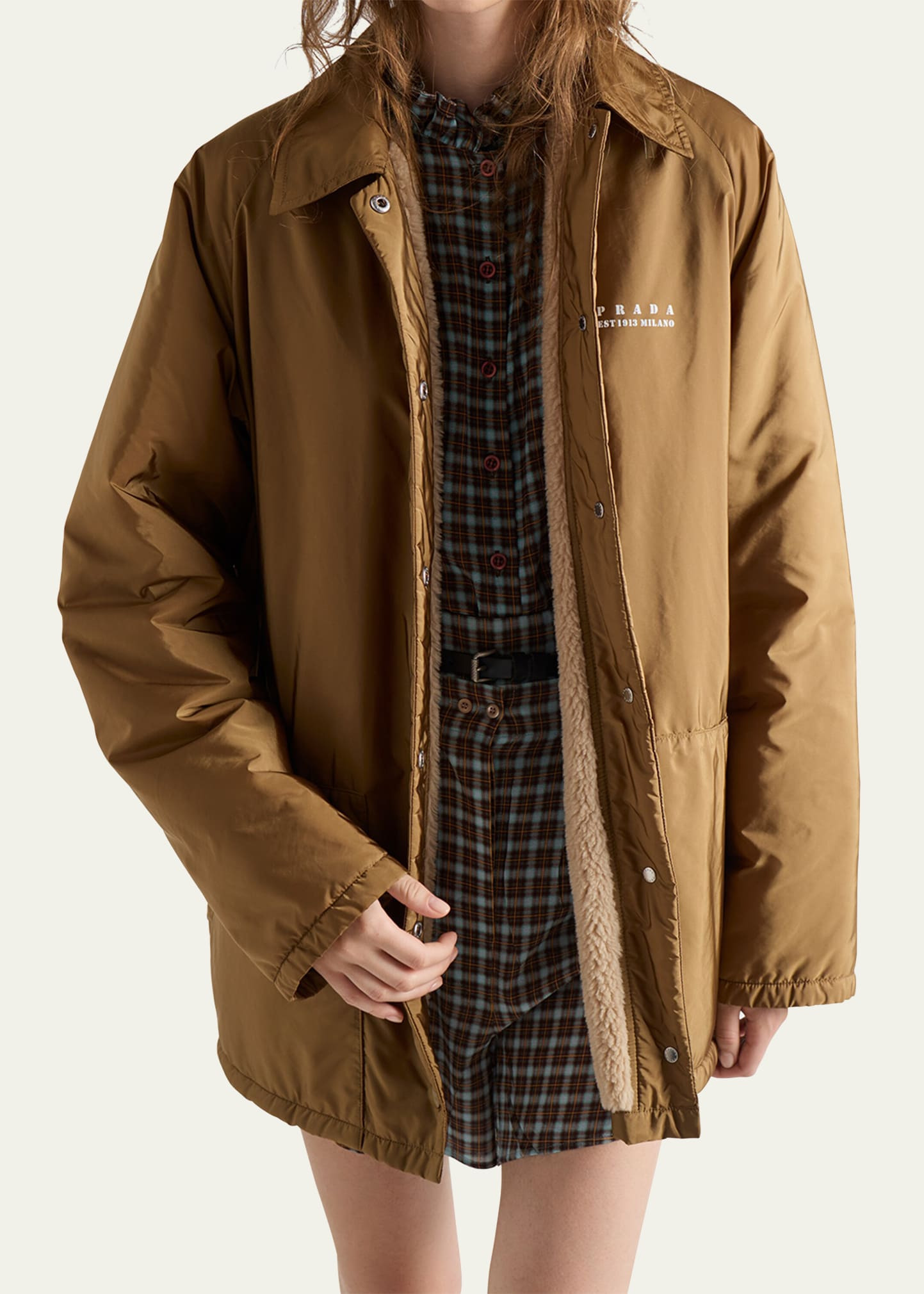 Fleece-Lined Re-Nylon Jacket - 4