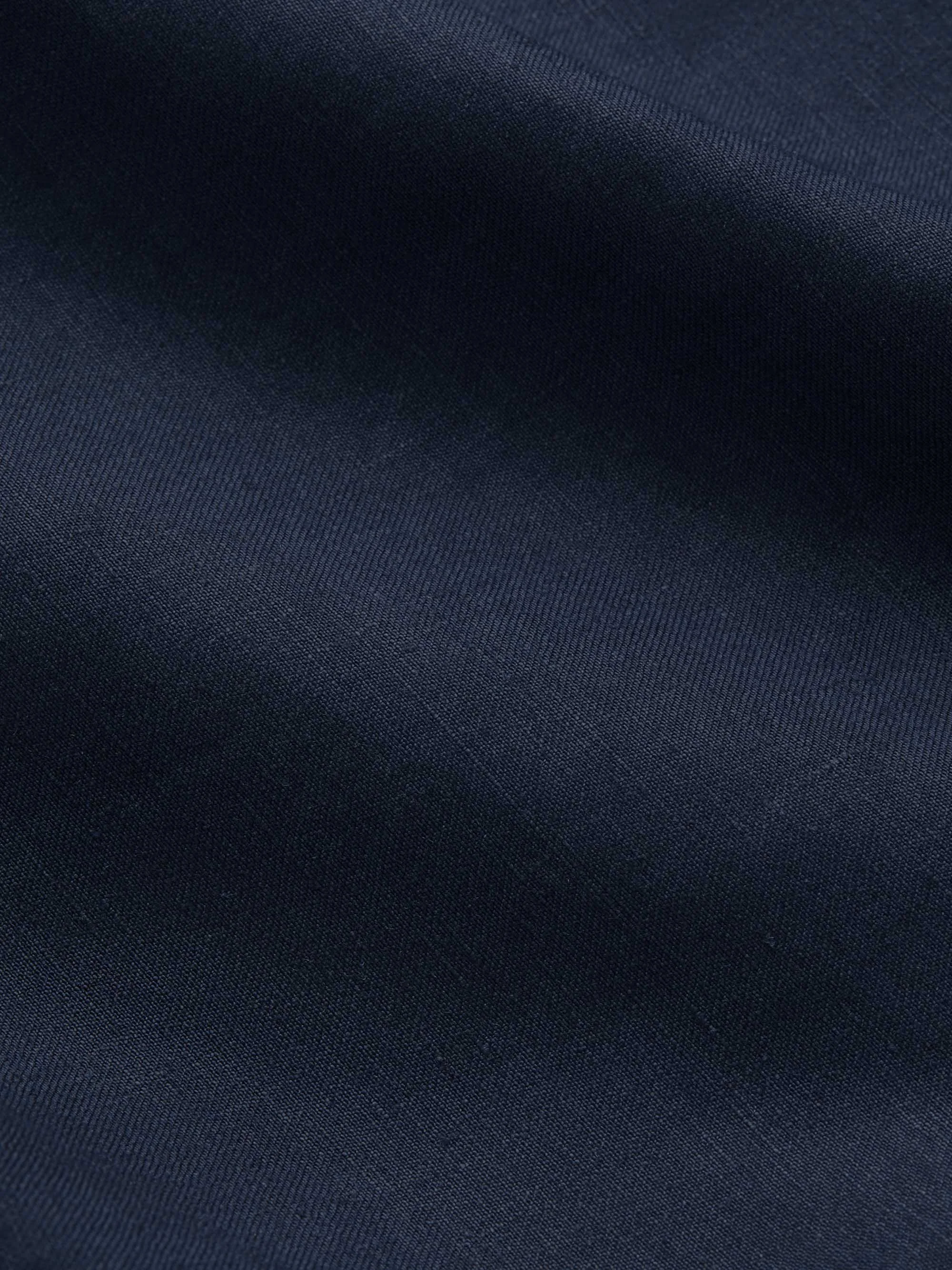 Men's Trousers Sydney 2 Linen Navy - 1