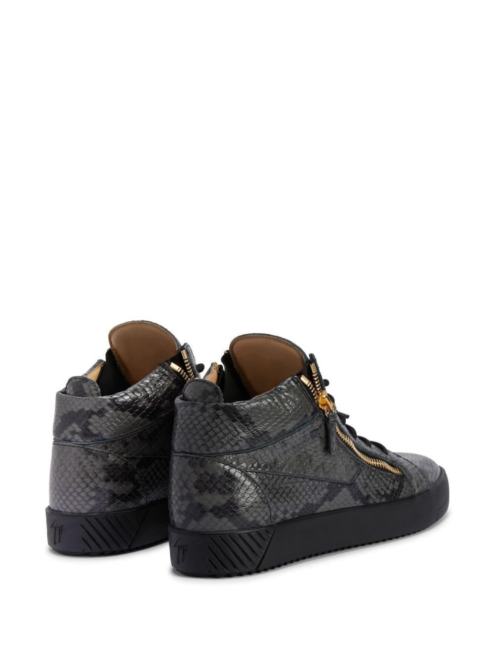 Frankie leather high-top sneakers - 3