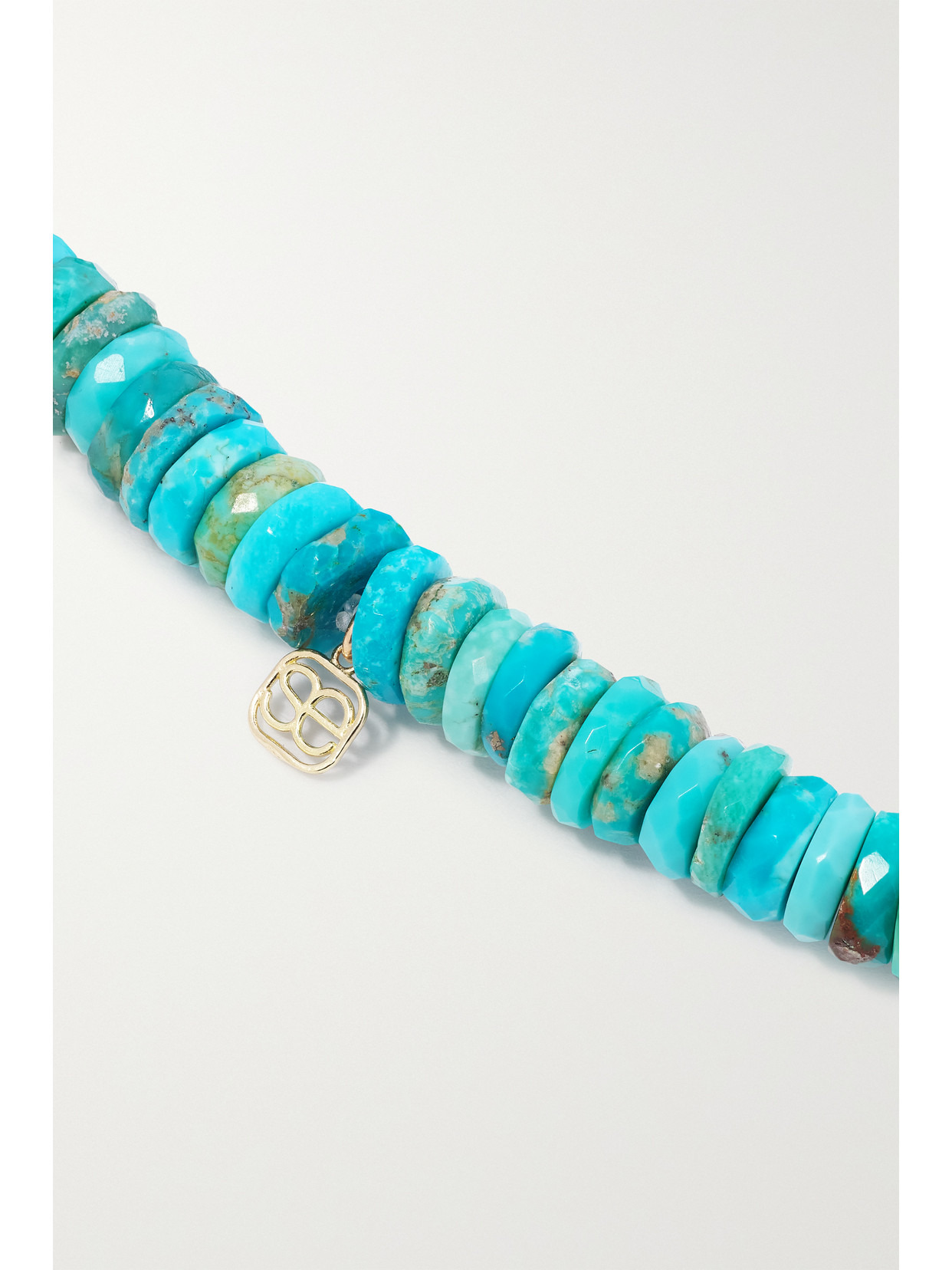 Arizona Small 14-karat Gold, Turquoise And Diamond Bracelet - 3